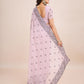 kasee Floral Embroidered Pure Chiffon Ready to Wear Saree | Swadesiicart