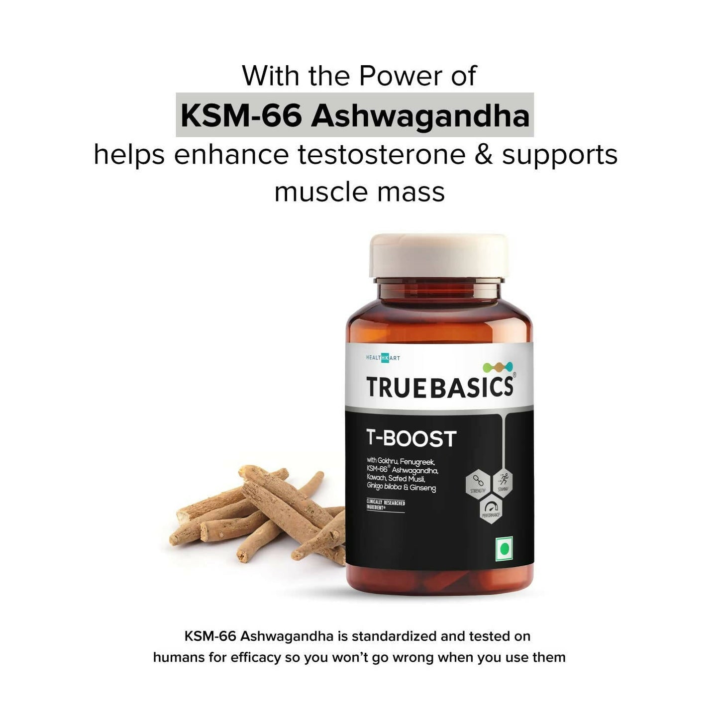 TrueBasics T-Boost Tablets for Men - Swadesiicart