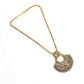 Mominos Fashion Johar Kamal Gold-Polished Brass Finish Long Necklace For Women (Golden/Grey) | Swadesiicart