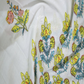 Creame Coloured Combination Printed Cotton Saree By Gayathri Reddy Designer Studio | Swadesiicart