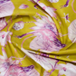 Block Print Lime Green Coloured Mulmul Cotton Saree By Gayathri Reddy Designer Studio | Swadesiicart