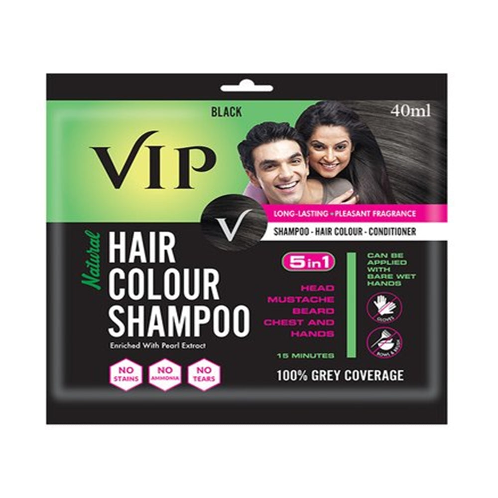 Vip Natural Hair Color Shampoo | Swadesiicart