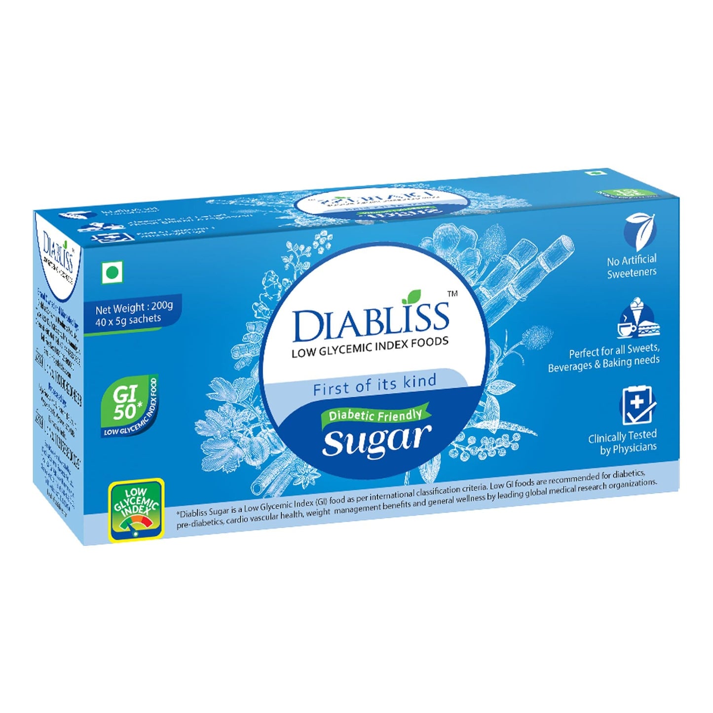Diabliss Diabetic Friendly Sugar Sachets - Limited Time Offer - Altcheeni