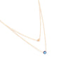 Gold-Toned Alloy Heart & Evil Eye Necklace - The Pari | Swadesiicart