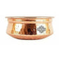 Steel Copper Handi Bowl Hammered Design Serving Dishes - Set of 4 - Swadesiicart