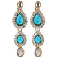 Tehzeeb Creations Traditional Gold-Polished Kundan Necklace Set for Girls & Women - Swadesiicart