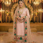 Anaita Pink Georgette Stitched Suit With Embroidery & Sequence Work