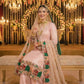 Anaita Pink Georgette Stitched Suit With Embroidery & Sequence Work