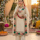 Anaita Beige Georgette Stitched Suit With Embroidery & Sequence Work