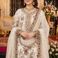 Anaita White Chiffon Suit with Embroidery & Sequence Work