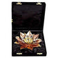 Copper Plated Lotus Design Diya - Swadesiicart