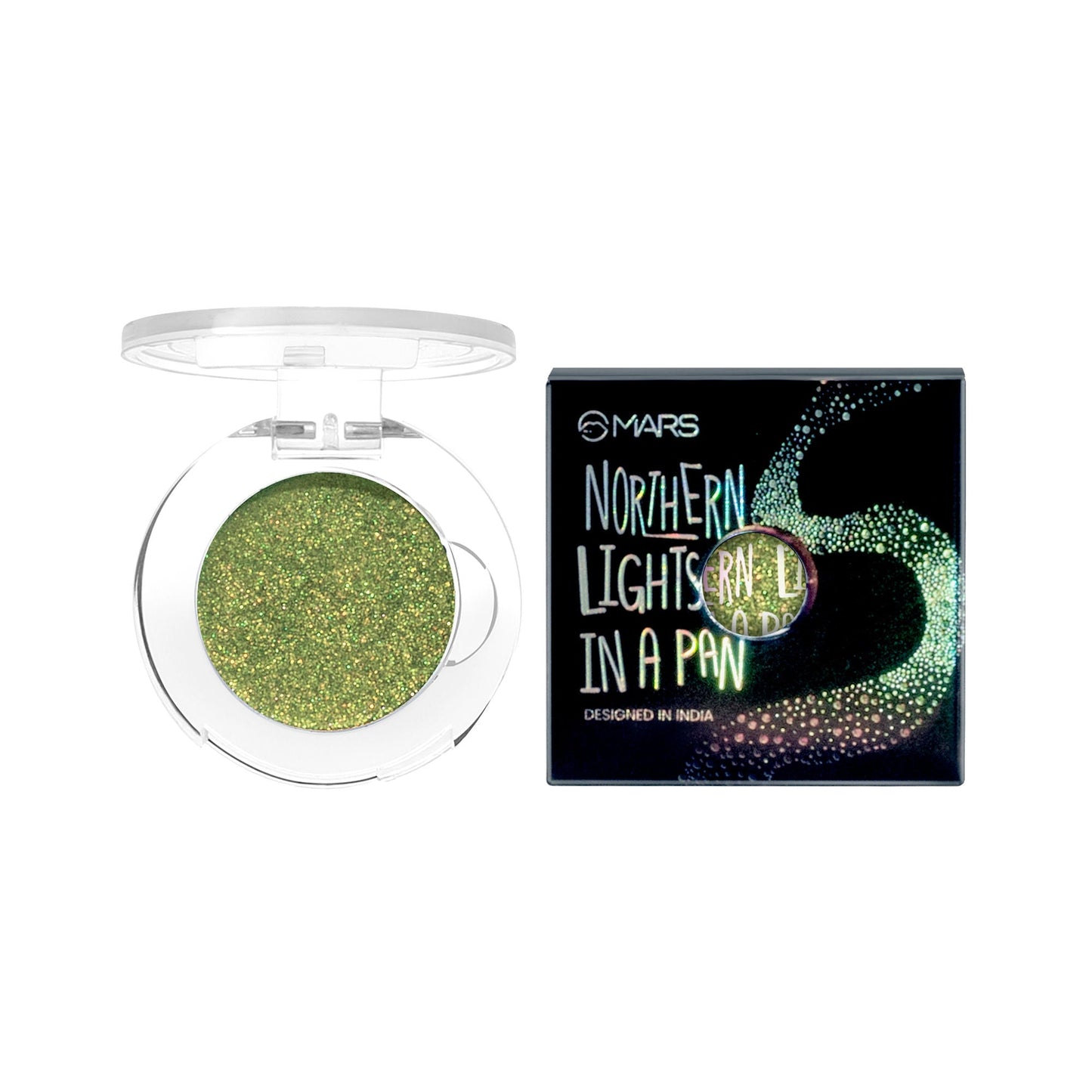 MARS Cosmetics Northern Lights In A Pan Eyeshadow Palette - 02 Norwegian Nights - Swadesiicart
