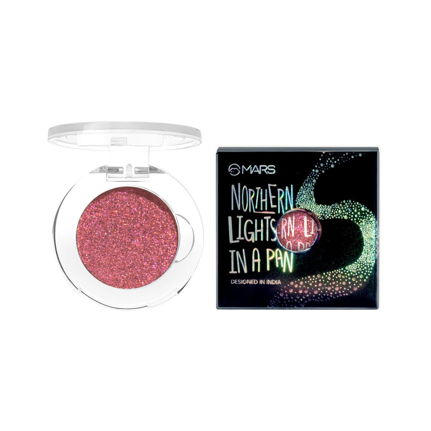 MARS Cosmetics Northern Lights In A Pan Eyeshadow Palette - 03 Finland Flash - Swadesiicart