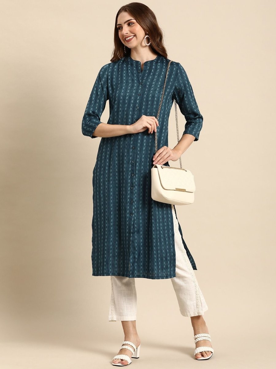 Anouk Striped Kurta - Swadesiicart