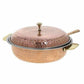 Copper Serving Bowl Tureen with Spoon - Swadesiicart