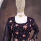 Anaita Purple Faux Georgette Sequins Embroidered Salwar Suit
