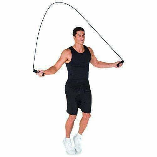 Fitness Jumping Skipping Rope - Black Color - Swadesiicart