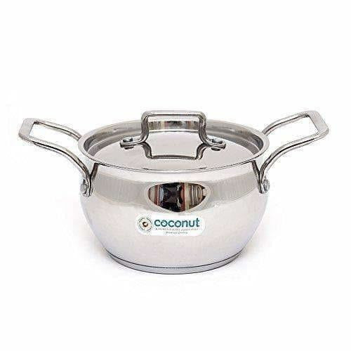 Stainless Steel Handi with Lid - Swadesiicart