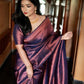 Kalini Woven Design Zari Silk Blend Banarasi Saree | Swadesiicart