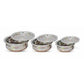 Copper Bottom Kadai Urli with Lid - 3 Pcs Set - Swadesiicart