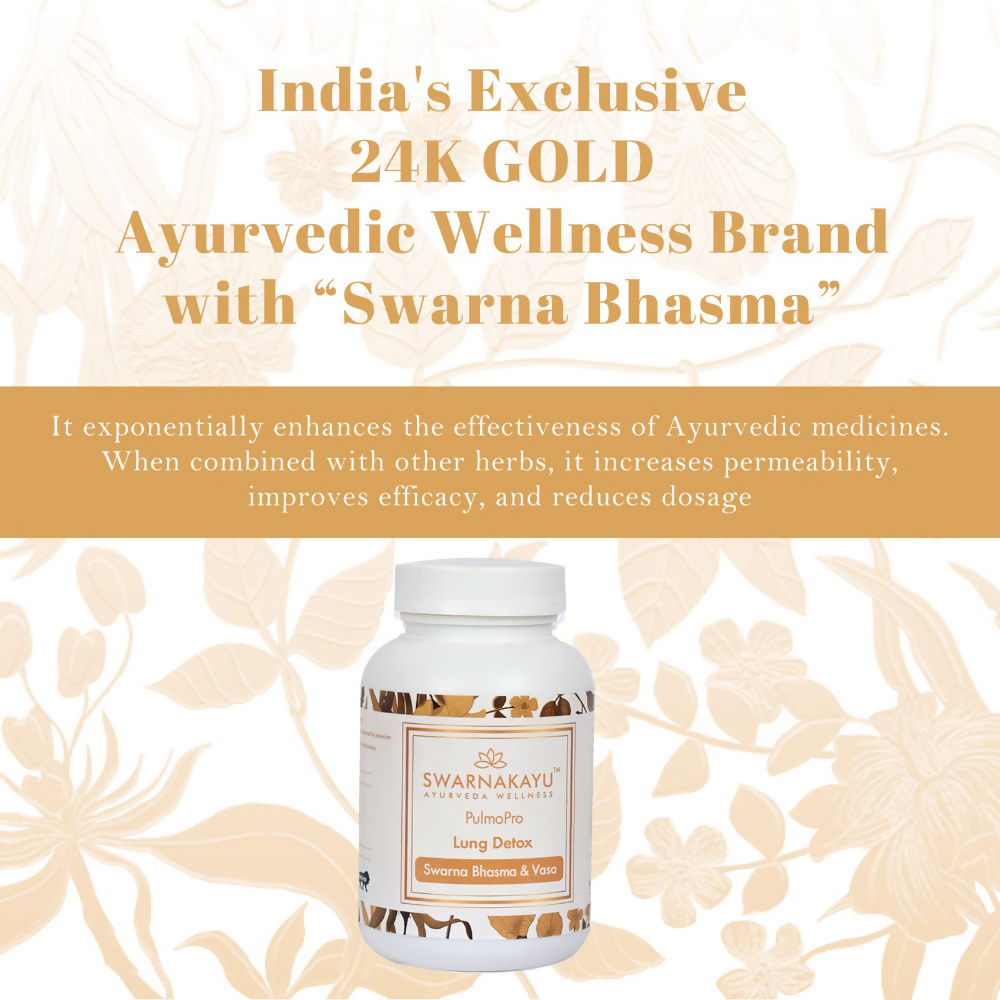 Swarnakayu Pulmo Pro Tablets – Herbal Supplement for General Wellness - Swadesiicart