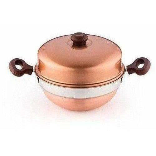 Idly Stand with Copper Kadai- 2 Layered - Swadesiicart