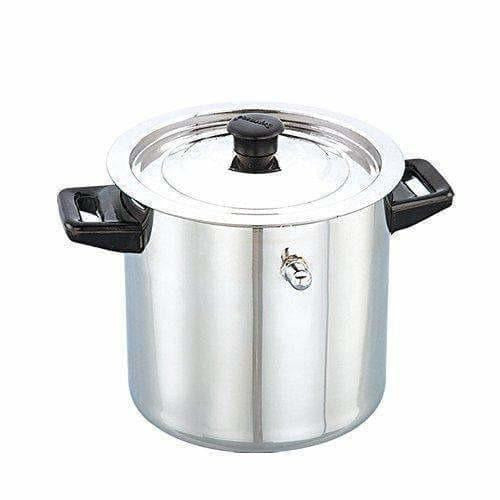 Stainless Steel Cookware Finish Look Heat Insulated Water Boiler Silver - Swadesiicart
