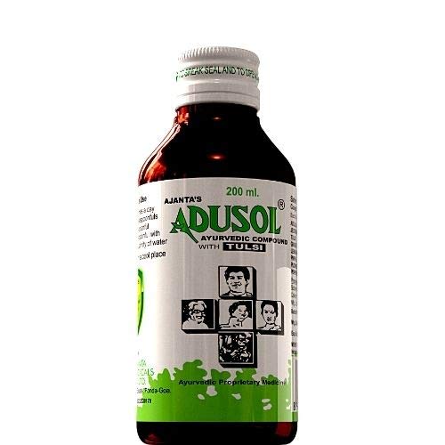 Ajanta's Adusol Ayurvedic Compound With Tulsi Syrup | Swadesiicart