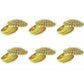 Golden - Decorative Organza Potli Basket (Pack Of 6) - Swadesiicart