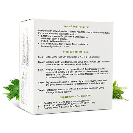 Inveda Neem and Tulsi Facial Kit - Swadesiicart