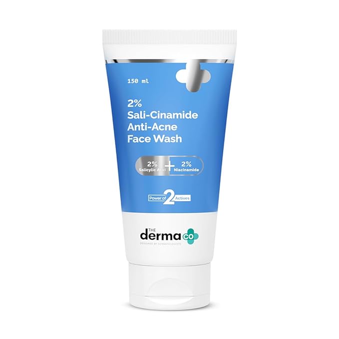 The Derma Co Sali-Cinamide Anti-Acne Face Wash - Swadesiicart