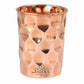 Set OF 6 Hammered Diamond Copper Glass Tumble - Swadesiicart