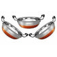 Stainless Steel Copper Bottom Kadhai with Handle - Set of 3 Pieces - Swadesiicart