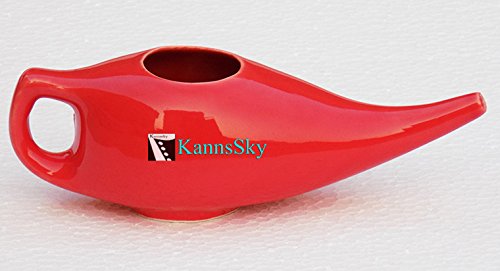 Kannssky Ceramic Jala Neti Pot - Swadesiicart