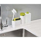 Self Sink Drainer Dishwasher Sanitize Liquid Dispenser and Sponge Holder - Swadesiicart