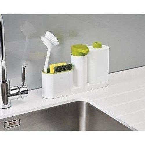 Self Sink Drainer Dishwasher Sanitize Liquid Dispenser and Sponge Holder - Swadesiicart