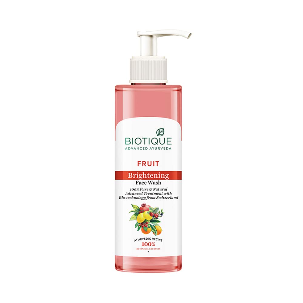 Biotique Advanced Ayurveda Fruit Brightening Face Wash - Swadesiicart