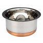 Stainless Steel Patila Round Copper Bottom Container Ganj Tapeli with Lid - Swadesiicart