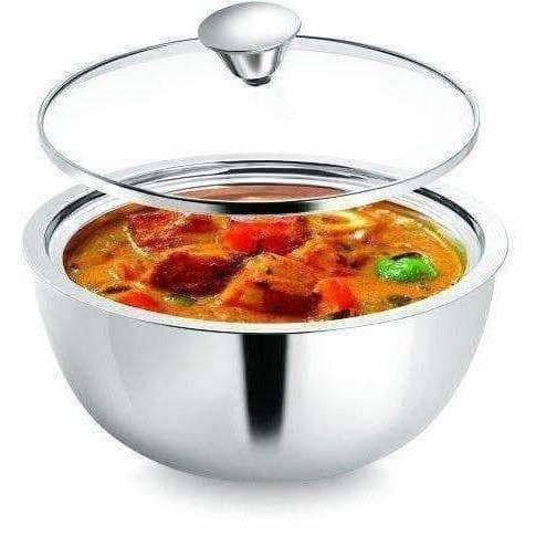 Stainless Steel Gravy Pot 850ml Silver - Swadesiicart