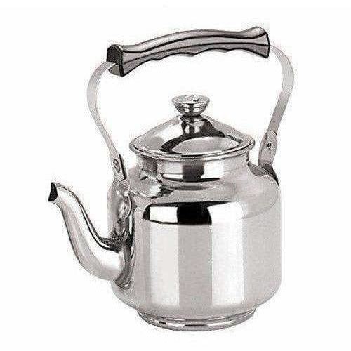 Stainless Steel Capsulated Base Tea Kettle with Infuser - Swadesiicart