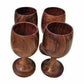 Handmade Sheesham Wooden Glass - Swadesiicart