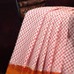 Off White Block Print Pure Mulmul Cotton By Gayathri Reddy Designer Studio | Swadesiicart