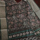Dark Bottle Green Colour Mosaic Design Semi Chanderi Saree By Gayathri Reddy Designer Studio | Swadesiicart