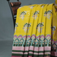 Shades of Dry Mehendi With Block Design Pure Kota Cotton Saree By Gayathri Reddy Designer Studio | Swadesiicart