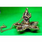 Hanging Ganesh - Handcrafted Golden Polished Brass - Swadesiicart