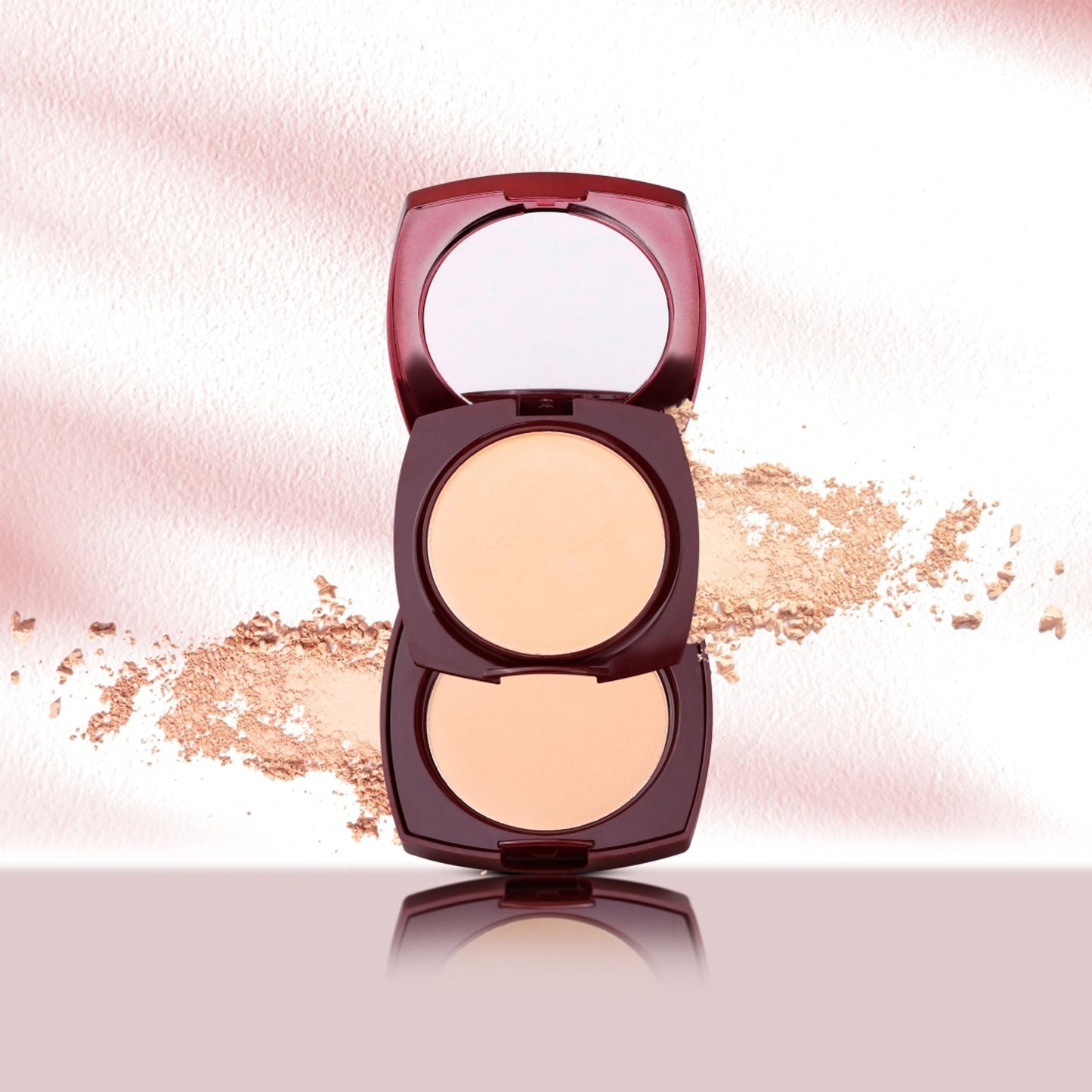 Matt Look True Cover Super Blendable Compact Powder - Ivory Rose - Swadesiicart