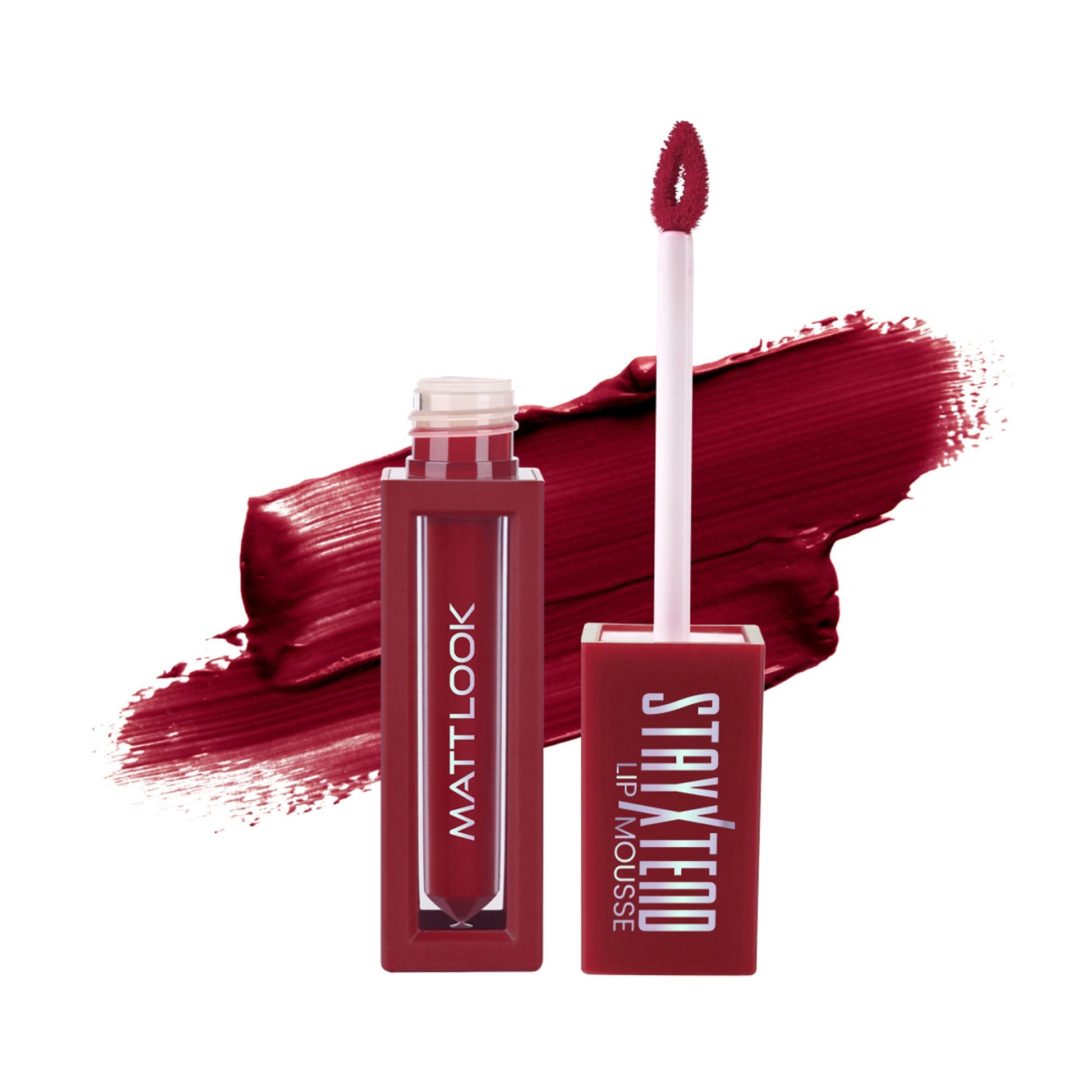 Matt Look Stayxtend Lip Mousse - Retro Maroon - Swadesiicart