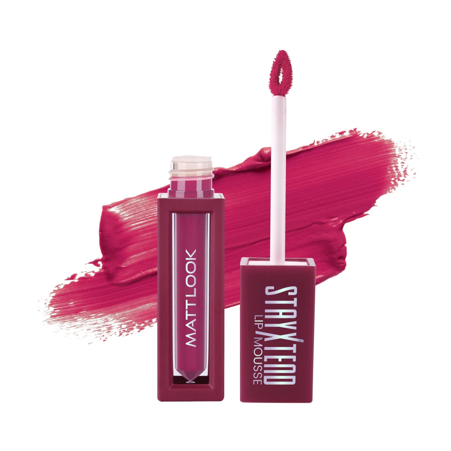 Matt Look Stayxtend Lip Mousse - Deep Magenta - Swadesiicart