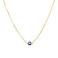 Gold-Toned Alloy Evil Pendant Necklace - The Pari | Swadesiicart