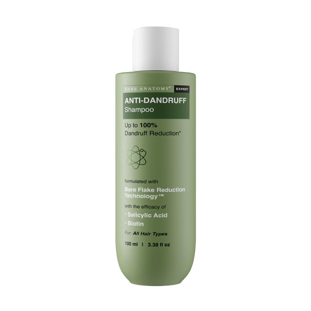 Bare Anatomy Expert Anti-Dandruff Shampoo with Salicylic Acid & Biotin | Swadesiicart